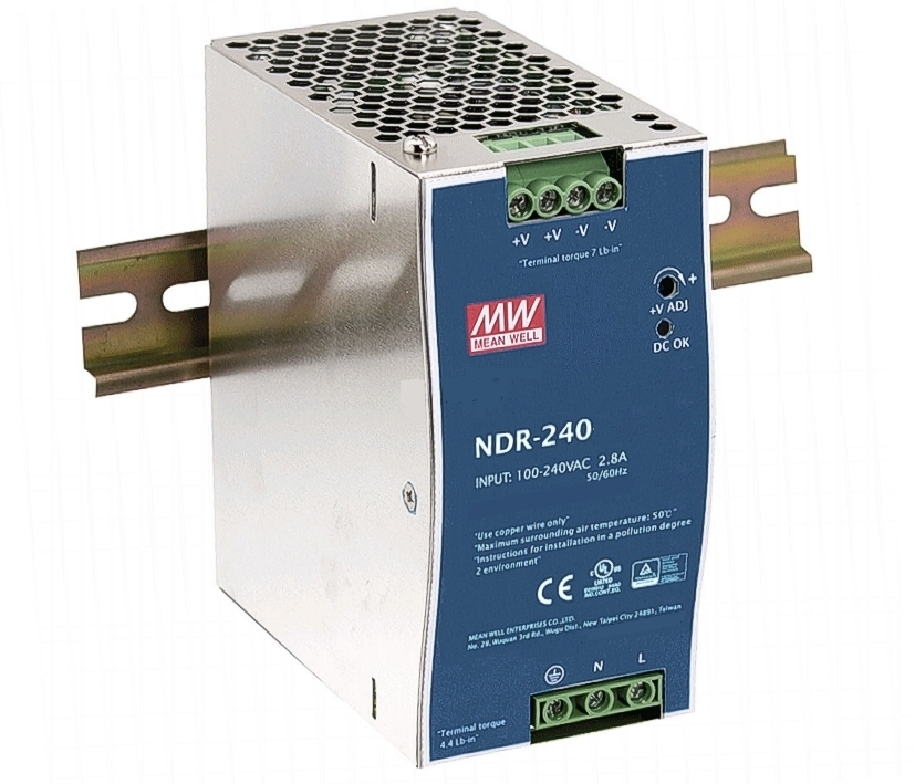 48V Netzteil 240W max 5A für DIN Hutschiene In 85-264V NDR240