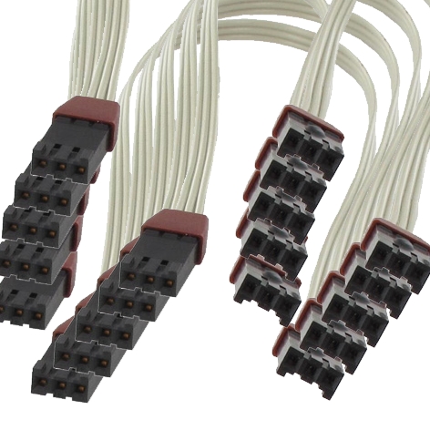 94-795-00820_Molex_3pol_Stecker 3pol Steckbrückenkabel 3pol Buchsenleiste -- 10er Pack --