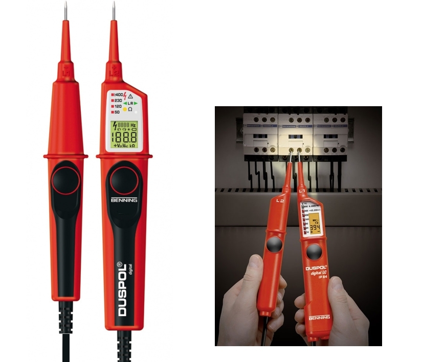 Spannungspruefer_Duspol_Digital_B1_90-798-02570iihrDf42PwRa8 Spannungsprüfer 1-1000V ACDC LCD FI-Tester DUSPOL Digital Drehfeld Phase Durchgang
