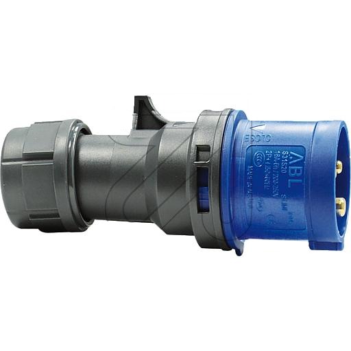 39-868-00060MluFF6b7S1s7g Caravan 16A Stecker 16A 230V Blau Schraubenlose Anschlusstechnik