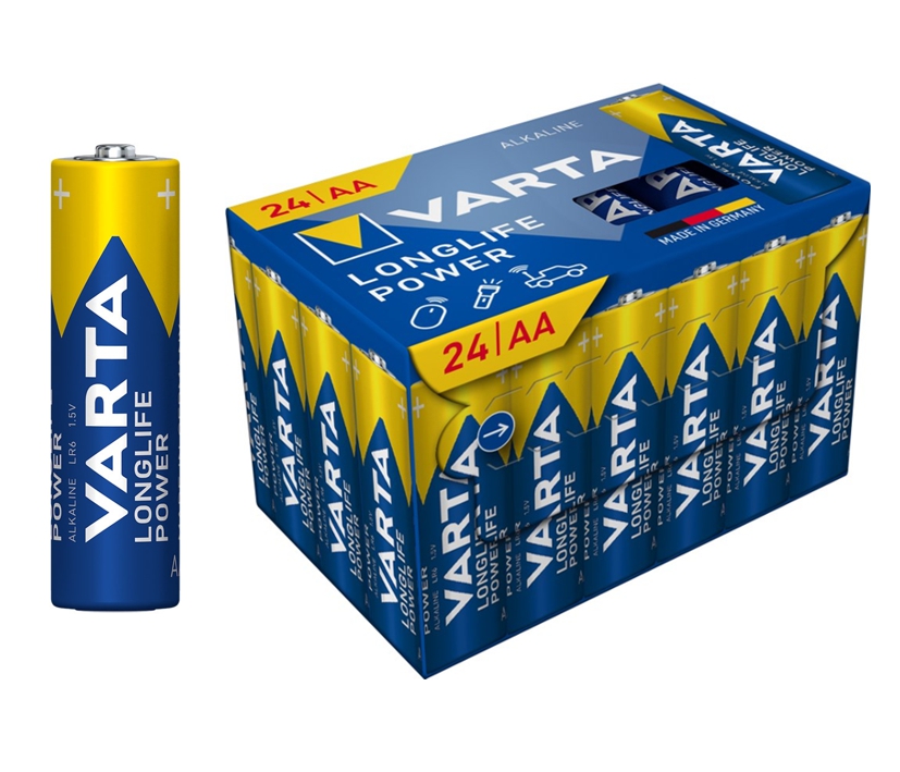 AA Mignon Batterie Alkaline LR6 1,5V 24-Stück Packung 4906