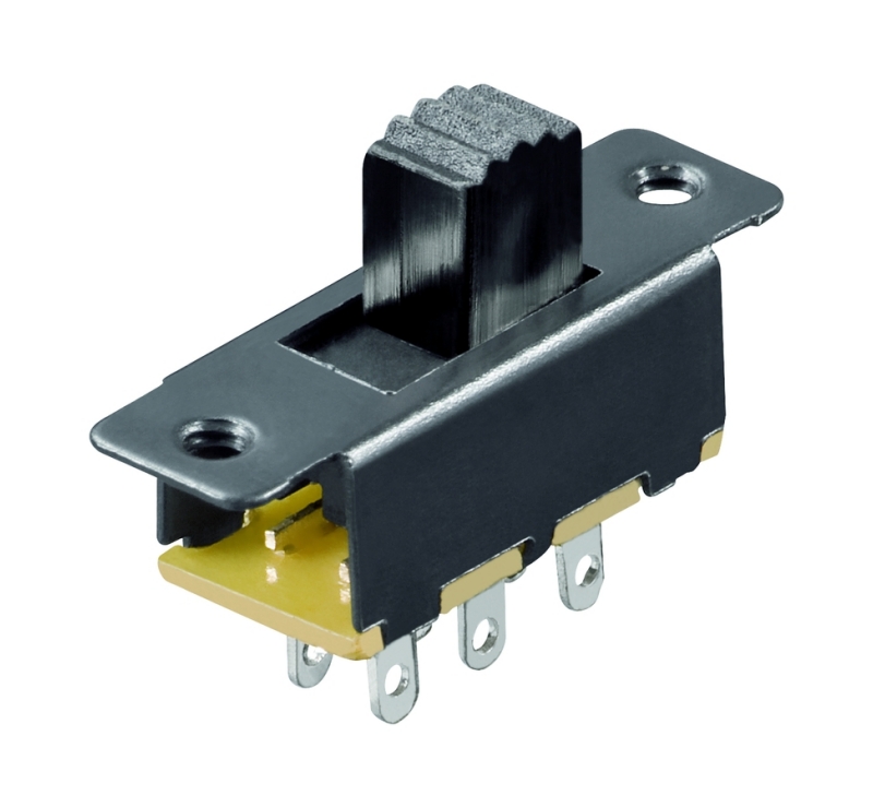 Miniatur_Schiebeschalter_95-836-00003598082074f49b Schalter Schiebeschalter 2xUM 6-Anschlüsse 23x7,5mm