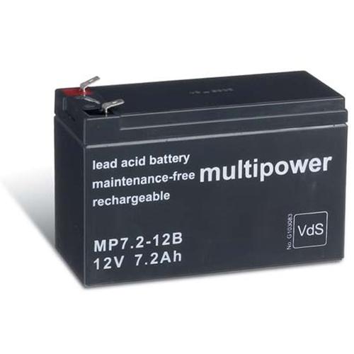 12V-7AH-bleiakku-33-175-02350 12V Bleiakku 12V 7,2Ah 151x65x94mm mit 6,3mm Kontakten