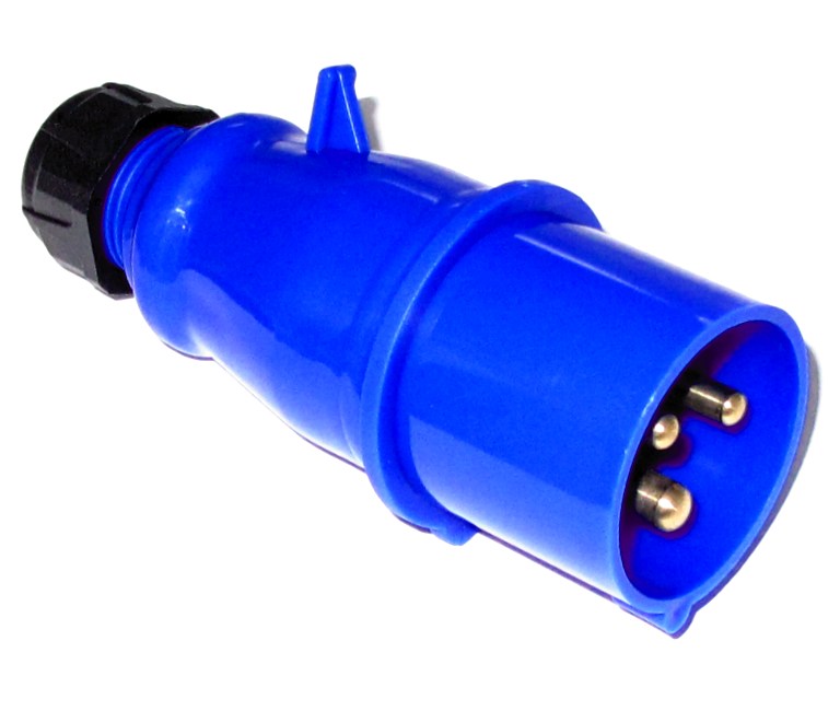 16A_CEE_Stecker_Blau_39-868-00010_OK Caravan 16A Stecker 16A 230V Blau