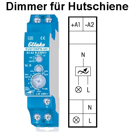 Dimmer Hutschiene 0-400W LED Dimmer