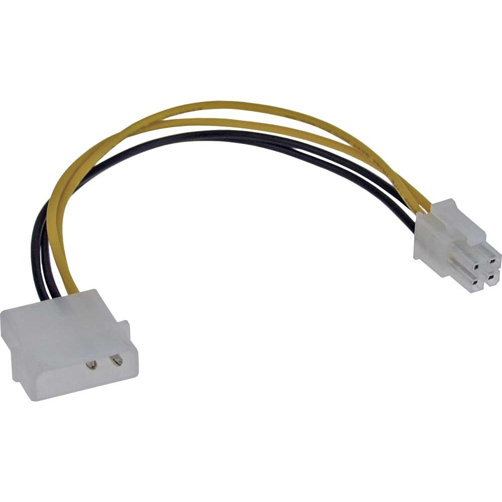 53-680-00255_P4-Adapter_B1 PC Strom Adapter P4 4pol Stecker P4A an 5,25