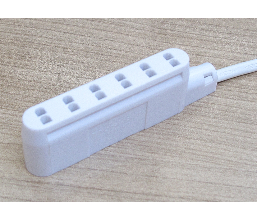 LED_6fach_Stromverteiler_39-855-00910 LED Verteiler 6-fach AMP Buchsen Niedervoltverteiler für LED- oder Halogenbeleuchtung
