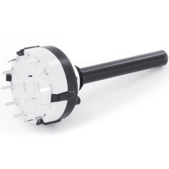 95-832-00013 Schalter Drehschalter 4-stufig 3-Schaltkontakte 6mm Lötpin