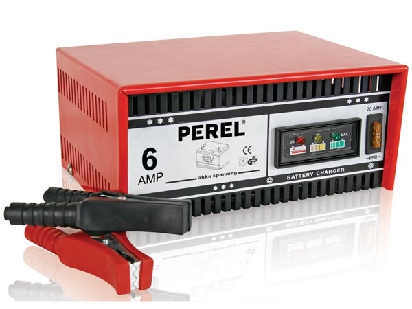 33-455-00875-Ladegeraet-Perel-2015OK5670143c09941 KFZ Ladegerät für Bleiakkus bis 90Ah für alle 12V Akkus bis 6A Ladestrom