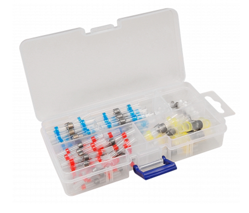 Loetverbinderset_100er_Pack_45-821-01084 Lötverbinder Sortiment 100-teilig  4-Sorten mit Sortimentsbox