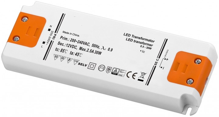 12v-30w-led-trafo-43-700-02226-720x600 12V LED Netzteil 12V 30W flacher LED Trafo LED Konverter SELV