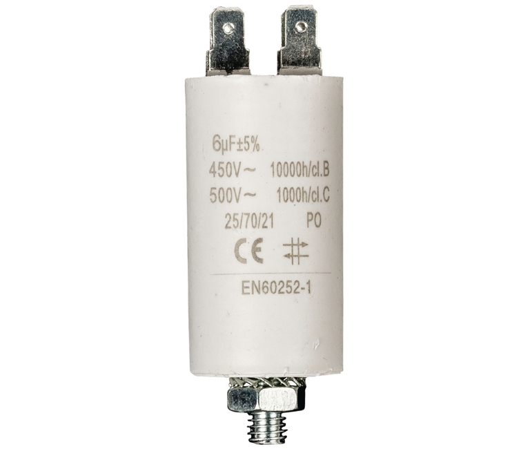 Motorkondensator_29-719-00585_2020_OK 6uF Motorkondensator MKP 6uF 450V 32x55mm M8