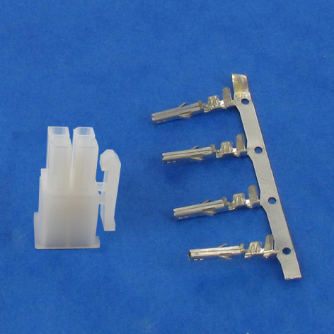 40-855-00400_atx-stecker_ok_4 4pol ATX-Stecker Stromkupplung 2-reihig P4 Stecker lose