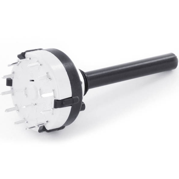 drehschalter-2015569d1a01d0d17 Schalter Drehschalter 6-stufig 2-Schaltkontakte 6mm Lötpin