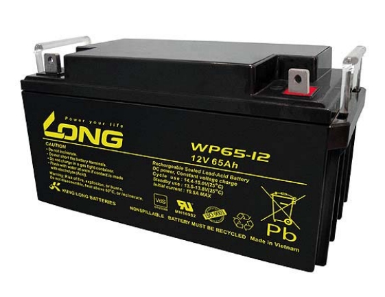 12V-65Ah-Bleiakku-33-175-01422 12V Bleiakku 12V 65Ah OEM WP 350x174x166mm Querloch