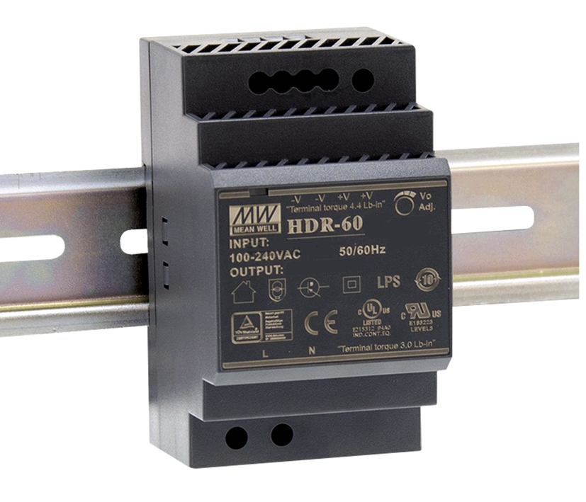 24V 2,5A Netzteil 60W für Hutschiene DIN-Rail HDR