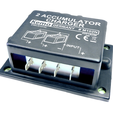92-477-00246-Akku-Lader-ohne Bleiakku Ladegerät für 12V 2-ter Akku Zweierlader