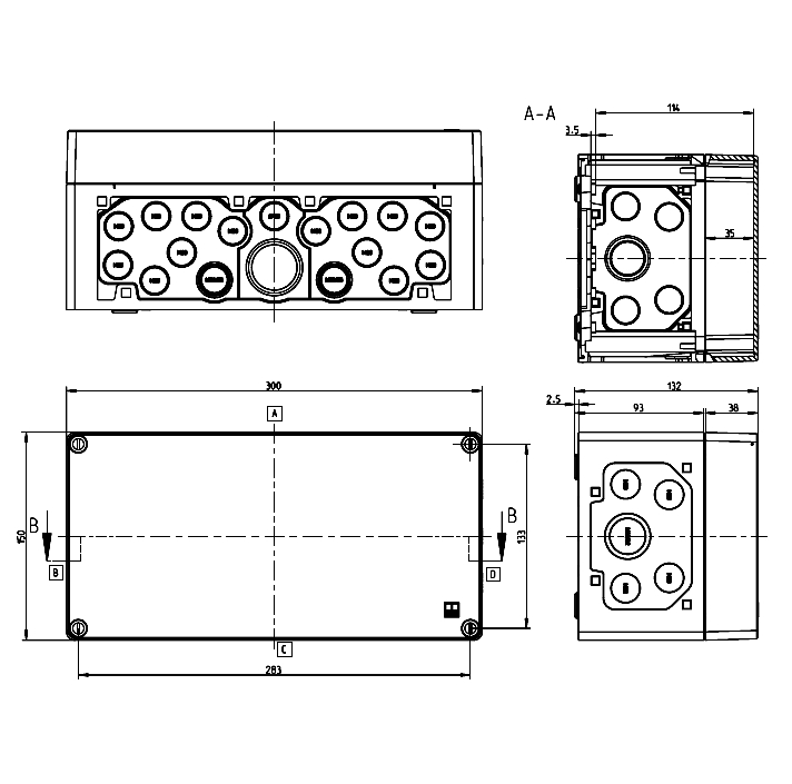 150mm_Verteilerkasten_Zeichnung_02_52-625-01960
