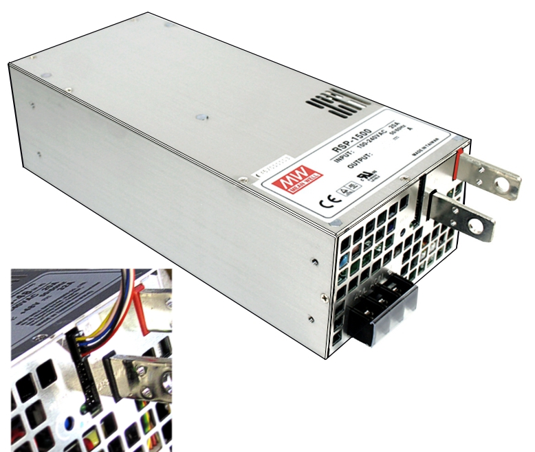 48V Netzteil 1500W 32A In 90-264V RSP1500 CASE Schaltnetzteil einstellbar 43V-55V