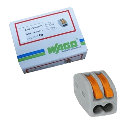 45-822-01000-WAGO-Klemme-Pack WAGO Klemme 2-Leiter 50er-Pack