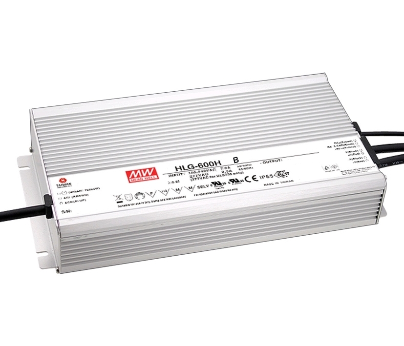 48V Netzteil 600W 12A IP65 HLG600H48B Kabelsteuerung 3in1 Poti-PWM-0-10V