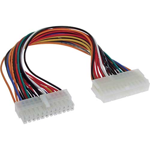 ATX_Verlaengerung_53-680-01374 PC Netzteil Adapter 24pol ATX Verlängerung 200mm EPS EATX