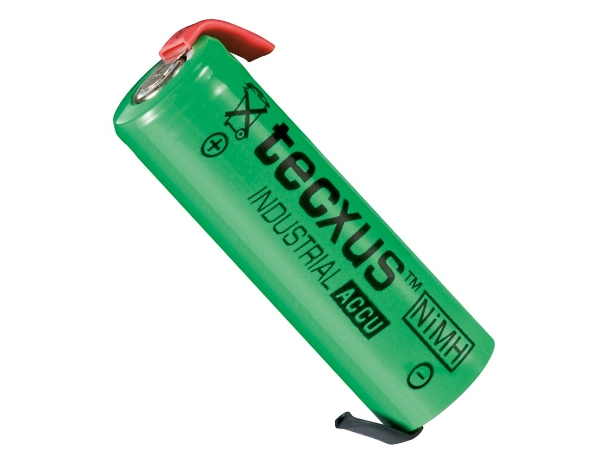 Mignon-Akku-mit-Loetfahne-AA-33-175-08200 1,2V Akku 2100mAh NiMH AA Mignon mit Lötfahnen