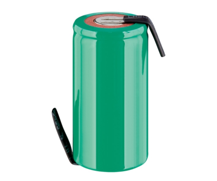 Sub-C_Akku_2500mAh_33-175-01050 Akku Sub-C 42x22mm 1,2V 2500mAh NiMH mit Lötfahnen