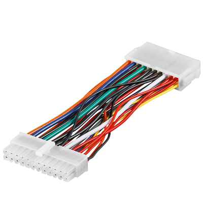 53-680-00185_20pol_24pol_Adapter_B1 PC Netzteil Adapter 20pol ATX Buchse auf 24pol Stecker ATX Adapter