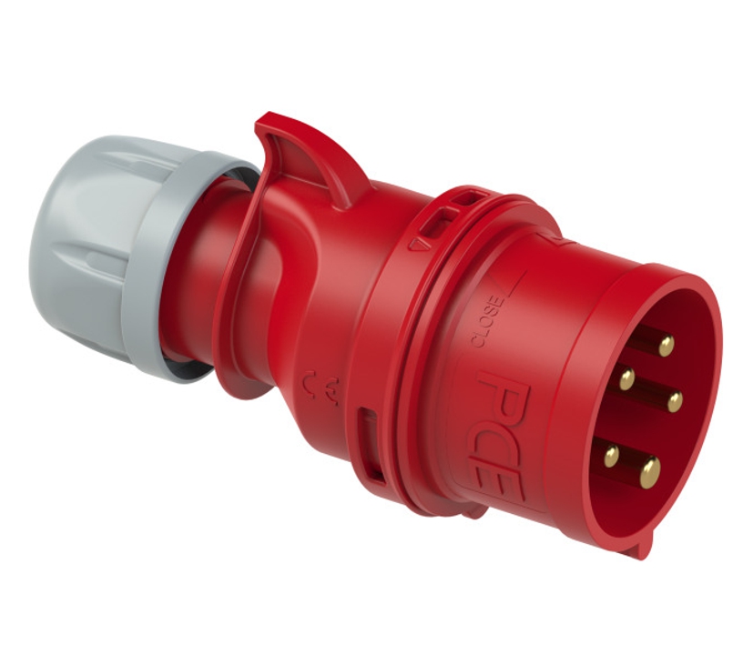 16A Starkstromstecker CEE-Stecker ROT 5x 16A IP44 IP54 16A Starkstromstecker CEE-Stecker ROT 5x 16A IP44 IP54