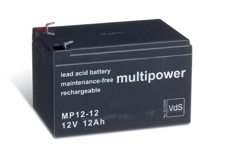 33-175-00670-MP12V12 12V Bleiakku 12V 12Ah 151x99x96mm Kontakte 4,8mm VDS