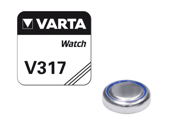 varta-v317-33-708-00290 Knopfzelle V317 ersetzt 280-58 SR62 317 326 RW326 SR516 566 SR566 SB-AR
