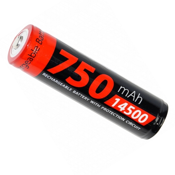33-500-00510_erx7gYtH9D3ul Lithium Akku 14500 3,7V 750mAh Mignon AA 52x14mm