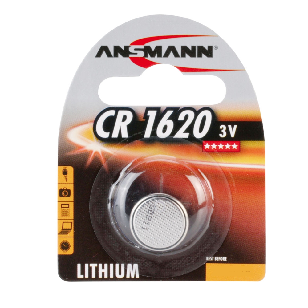 33-788-00011_CR1620 CR1620 Lithium Zelle 3V Knopfzelle