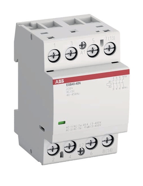 Relais Schütz 230V Spule 4xEIN Hutschiene 4x40A ABB ESB-Serie