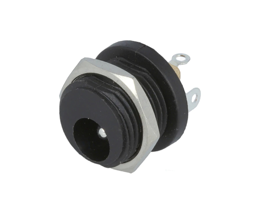 93-862-00040_Hohlsteckerbuchse 5,5x2,1mm Hohlstecker Buchse Einbaubuchse rund isoliert