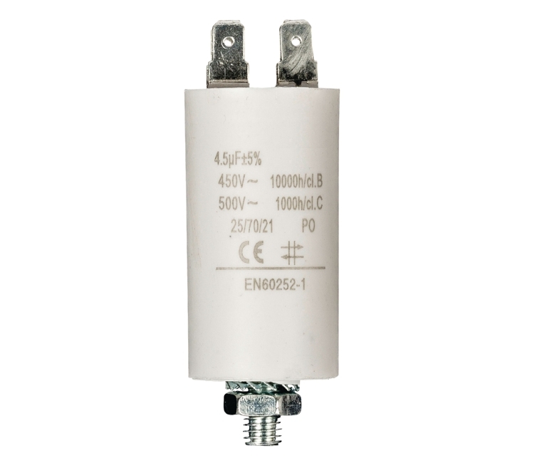 Motorkondensator_29-719-00730_2020_OK 4,5uF Motorkondensator MKP 4,5uF 450V 30x57mm M8