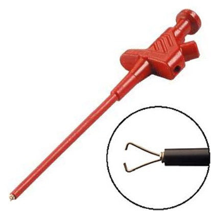Prüfspitze Kleps Kroko Messspitze Rot Klemmspitze Cleps Prüfspitze Kleps Kroko Messspitze Rot Klemmspitze Cleps