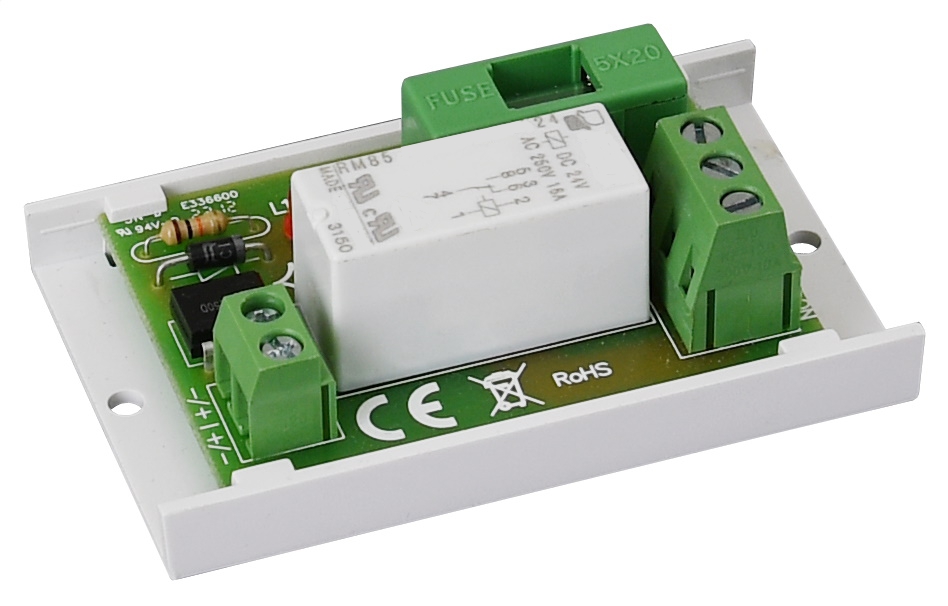 Modul 24V Relaisplatine 20-32VDC Relaiskarte mit 1x Wechslerkontakten 6A mit Klemmen Modul 24V Relaisplatine 20-32VDC Relaiskarte mit 1x Wechslerkontakten 6A mit Klemmen