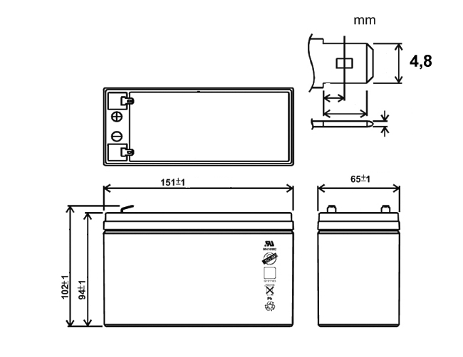 12V-7200mA-bleiakku-Zeichnung-33-175-00053
