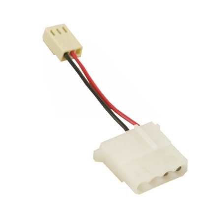 53-680-00895-Luefterkabel Lüfterkabel 3pol Molex Stecker von 5,25zoll Stecker