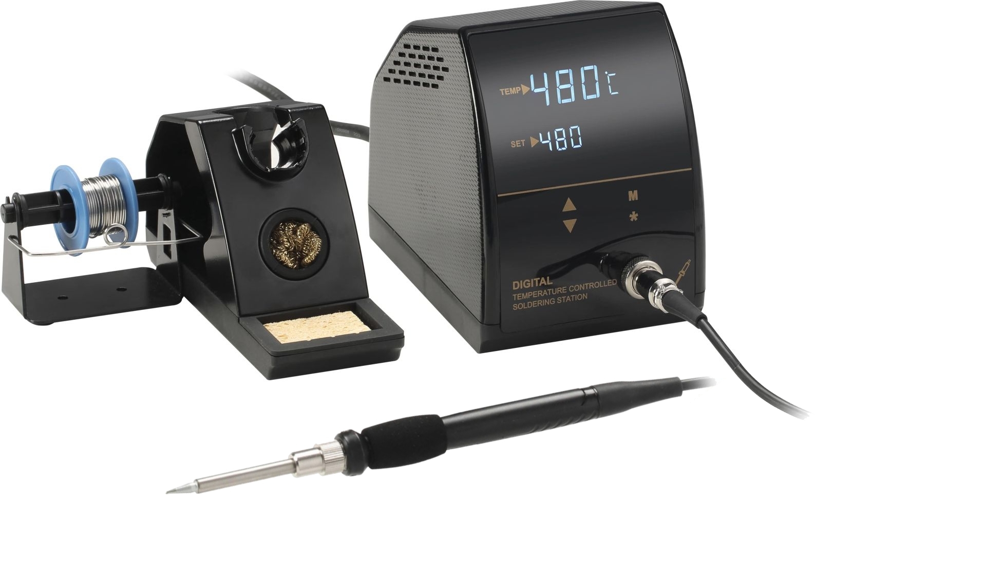 50W Lötstation mit LCD-Display Lötzinnspender stufenloser Regelung