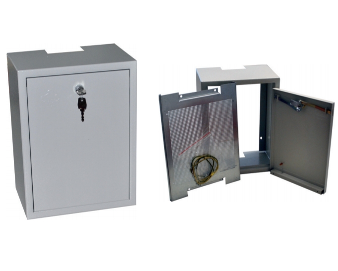 Metall_Wandverteiler_52-625-01920_01940 Wandgehäuse 400x300x200mm Installation Verteilerkasten Verteilerschrank Aufputz Metallschrank