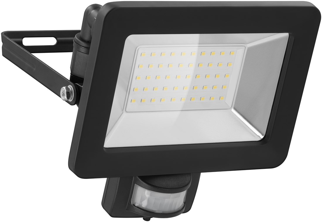 32-700-00560_LED_Strahler_mit_Bewegungsmelder_B 50W LED Scheinwerfer mit Bewegungsmelder 4000K 4260lm IP44 Fluter Strahler