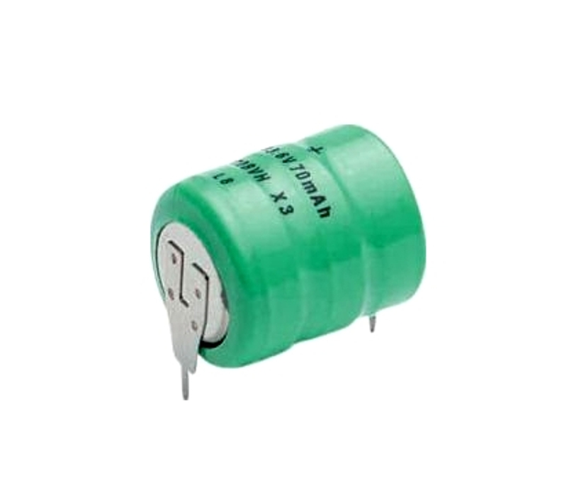 3,6V Akku NiMH 80mAh mit 2 Lötpins 3,6V Akku NiMH 80mAh mit 2 Lötpins