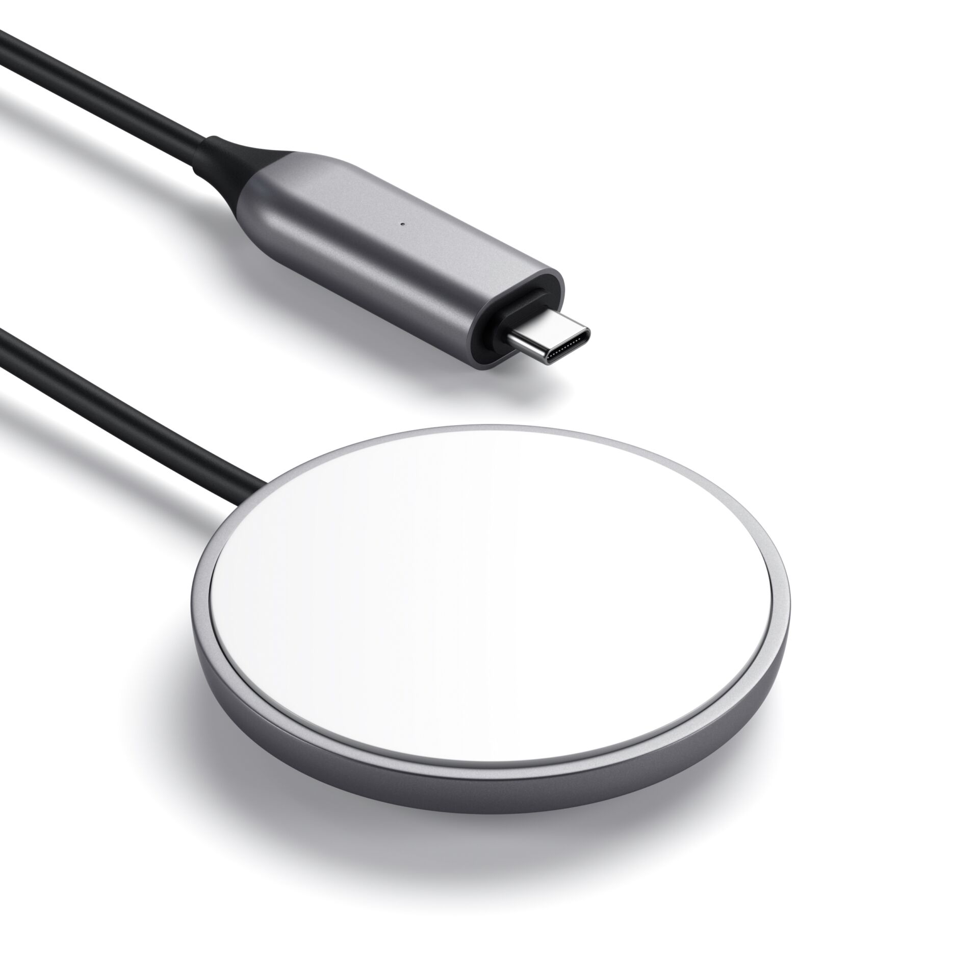 Induktives Ladegerät für Smartphones Tablets bis 7,5W Leistung mit USB-C Port