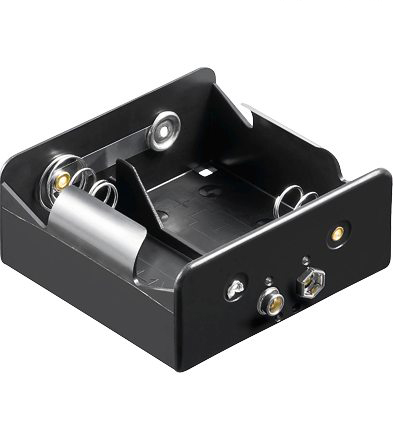 33-475-00002_2015_01 Batteriehalter für 2x Mono D Zellen Druckknopfanschluss