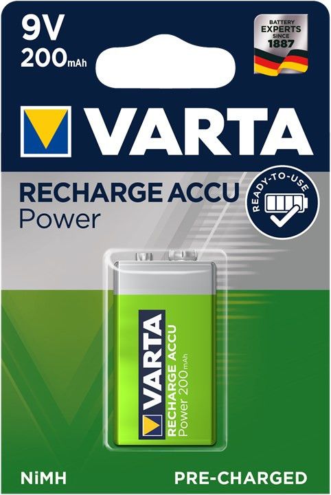 9V_Varta_Akku_56722_33-175-01995 9V Akku NiMH 200mAh 9V Block Akku