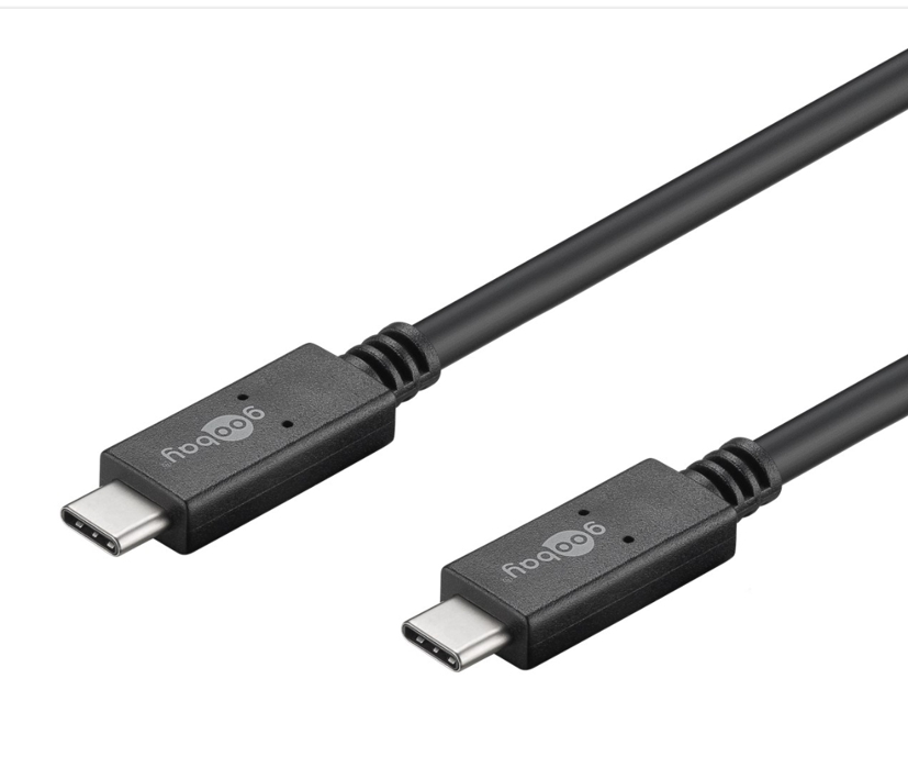 1m USB-C Kabel Anschlusskabel USB-C auf USB-C Stecker bis 5A und 100W Leistung 1m USB-C Kabel Anschlusskabel USB-C auf USB-C Stecker bis 5A und 100W Leistung