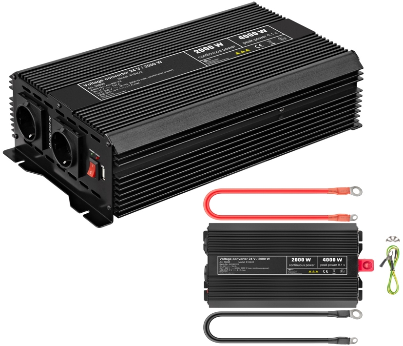 24V_Spannungswandler_2000W_43-846-00233_B01 Spannungswandler 24V auf 230V 2000W 4000W DCAC Konverter Wechselrichter